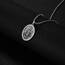 ADMETUS Wundertätige Medaille Sterling Silber Jungfrau Maria Kette Heilige Maria Medaille Katholische Anhänger Schutz Schmuck Religiöse Geschenk für Herren