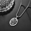 Heiliger Joseph von Cupertino Medaille Sterling Silber St Joseph of Cupertino Anhänger Halskette St. Joseph von Cupertino Luftfahrt Halskette Fliegender Schmuck für Herren