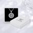 Eusense St Michael Halskette 925 Sterling Silber Heiliger Erzengel Anhänger Saint Michael Amulett Schmuck Geschenk für Herren Damen, 20+2"