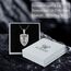 Eusense St Michael Halskette für Herren Damen 925 Sterling Silber Erzengel Anhänger Saint Michael Heilige Amulett Schmuck Geschenk, 61 cm