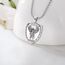 Eusense Saint Michael Halskette für Männer 925 Sterling Silber Erzengel Anhänger Kette St Michael Anhänger Heilige Amulett Schmuck Geschenk für Frauen Männer