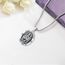 Eusense Saint Anthony Halskette 925 Sterling Silber St. Antonius Anhänger Kette Amulett Schutz Religiöser Schmuck Geschenke Für Frauen Männer