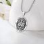 Eusense Saint Anthony Halskette 925 Sterling Silber St. Antonius Anhänger Kette Amulett Schutz Religiöser Schmuck Geschenke Für Frauen Männer