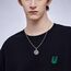 YFN Heiliger Gabriel Halskette Sterling Silber Religiöser Beschützer Anhänger St Gabriel Erzengel Schmuck Saint Gabriel Geschenke für Damen Herren
