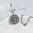 YFN Heiliger Florian Urne Halskette für Asche Sterling Silber Religiöser Beschützer Kremation Anhänger Sankt Florian Schmuck Geschenke für Damen Herren