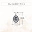 YFN Heiliger Andreas Halskette Sterling Silber Anhänger Kette Medaille St Andreas Schmuck Geschenke für Damen Herren
