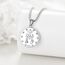 YFN Jungfrau Maria Halskette Sterling Silber Religiöse Beschützer Anhänger Virgin Mary Schmuck Geschenke für Damen Herren