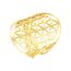 RWQIAN Damen Erzengel Ring Blume des Lebens Muster Edelstahl Heilige Erzengel Ring Hohlring Blume des Lebens Einstellbare Schmuck Geschenk.