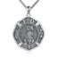 YFN Heiliger Florian Halskette Sterling Silber Religiöser Beschützer Anhänger Sankt Florian Schmuck Geschenke für Herren Feuerwehrmänner
