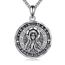YFN Jungfrau Maria Halskette Sterling Silber Religiöse Beschützer Anhänger Virgin Mary Schmuck Geschenke für Damen Herren