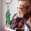 YFN Heiliger Judas Halskette Sterling Silber Religiöser Beschützer Anhänger Kette Heiliger Judas Schmuck Geschenke für Damen Herren