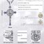 Eusense Saint Benedict Kruzifix Anhänger St. Benedikt Medaille Saint Halskette Kruzifix Jesus Kreuz Anhänger Schutz christlichen katholischen Schutzpatron Anhänger religiösen Schmuck für Männer Frauen