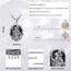 Eusense Saint Christopher Halskette 925 Silber mit schwarzem Obsidian St Christopher Anhänger Saint Christopher Anhänger Kette Schmuck religiöses Amulett für Männer Frauen