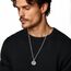 Eusense Saint Michael Halskette 925 Sterling Silber Erzengel Anhänger St Michael Anhänger Heilige Amulett Schmuck Geschenk für Männer