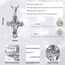 Eusense Sankt Michael Kreuz Halskette 925 Silber Sankt Michael Anhänger Erzengel Beschützt uns Medaille Schutzpatron Amulett Religiöser Schmuck Geschenke für Männer Frauen