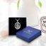 Eusense Saint Christopher Halskette 925 Silber mit schwarzem Obsidian St Christopher Anhänger Saint Christopher Anhänger Kette Schmuck religiöses Amulett für Männer Frauen