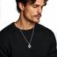 Eusense Saint Christopher Anhänger Halskette 925 Silber St Christopher Anhänger Saint Christopher Anhänger Kette Schmuck religiöses Amulett für Männer Frauen