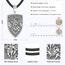 Eusense St Michael Halskette für Herren Damen, 925 Sterling Silber Schutzanhänger mit Erzengel, Engel Schutzheiligen Amulett, Schmuck Geschenk für Jungen Mädchen mit Lederseil 61 cm