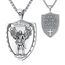 Eusense Saint Michael Halskette für Männer 925 Sterling Silber Erzengel Anhänger Kette St Michael Anhänger Heilige Amulett Schmuck Geschenk für Frauen Männer