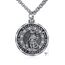 YFN Heiliger Florian Urne Halskette für Asche Sterling Silber Religiöser Beschützer Kremation Anhänger Sankt Florian Schmuck Geschenke für Damen Herren