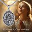 YFN Saint Michael Halskette Sterling Silber Religiöser Beschützer Anhänger Kette St Michael Medaille Schmuck Geschenke für Damen Herren