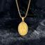 Eusense Jungfrau Maria Halskette Miraculous Holy Mary Anhänger 925 Silber Religiöse Katholische Amulett Beschützer Talisman Schmuck Geschenk für Frauen Männer