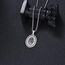 YFN Heiliger Judas Halskette Sterling Silber Religiöser Beschützer Anhänger Kette St Jude Medaille Schmuck Geschenke für Damen Herren