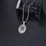 YFN Heiliger Andreas Halskette Sterling Silber Anhänger Kette Medaille St Andreas Schmuck Geschenke für Damen Herren