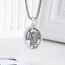 DOTBJ 925 Sterling Silber Erzengel Raphael Anhänger Kette mit Edelstahlkette 55,88cm + 5cm