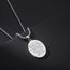 DOTBJ 925 Sterling Silber Heiliger Judas Anhänger Kette mit Edelstahlkette 55,88cm + 5cm