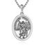 DOTBJ 925 Sterling Silber Erzengel Raphael Anhänger Kette mit Edelstahlkette 55,88cm + 5cm