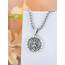 Shusukue Erzengel ST Michael Anhänger mit Foto Amulett Medallion zum öffnen 925 Silber Halsketten für Mann Herren Männer Religiöse Fotoschmuck