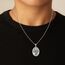 DOTBJ 925 Sterling Silber Erzengel Raphael Anhänger Kette mit Edelstahlkette 55,88cm + 5cm