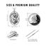 DOTBJ 925 Sterling Silber St Gerard Anhänger Kette mit Edelstahlkette 55,88cm + 5cm
