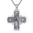 DOTBJ 925 Sterling Silber Wundertätige Medaille Jungfrau Maria Kreuz Anhänger Kette mit Edelstahlkette 55,88cm + 5cm