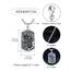 Shusukue St. Christoph Kette Sterling Silber Saint Christoph Amulett Schutzpatron Halskette Medaillen Gebetsmünzen Anhänger Christlicher Religiöser Schmuck für Frauen Männer