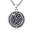 DOTBJ 925 Sterling Silber St Michael Anhänger Kette mit Edelstahlkette 55,88cm + 5cm
