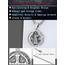 Shusukue Personalisierte St. Benedikt Kette 925 Silber Heiliger Benedikt Medaille Amulett Schutzpatron Halskette Christlicher Religiöser Anhänger