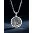 Shusukue Saint Michael Kette 925 Sterling Silber Erzengel Saint Michael Amulett Schutzpatron Halskette Medaillen Gebetsmünzen Anhänger Christlicher Religiöser Schmuck für Frauen Männer