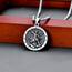 Shusukue St. Michael Kette 925er Sterling Silber, Erzengel Saint Michael Amulett Schutzpatron Halskette, Medaillen Gebetsmünzen Anhänger Christlicher Religiöser Schmuck für Frauen Männer