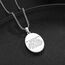 DOTBJ 925 Sterling Silber Heiliger Antonius Anhänger Kette mit Edelstahlkette 55,88cm + 5cm