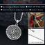 Shusukue Halskette mit Heiligem Michael, 925er Sterlingsilber, Anhänger mit Erzengel-Michael-Medaille, Amulett, Talisman des Heiligen Michael, Schild, Geschenk für Männer und Väter
