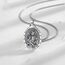 EUDORA Harmony Ball Heilige Joseph Kette Medaille für Damen Herren Sterling Silber 925, Heilige ST Joseph Halskette Anhänger Christlicher Schmuck Vatertag Geschenke für Vater Ehemann, 55CM + 61CM