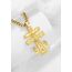 AEONSLOVE Caravaca Kreuz Kette Silber 925 Kreuzkette Silber Herren Kruzifix Halskette Damen Jesus Anhänger Religiöse Geschenke Schutzamulett Christlicher Schmuck Herren (goldene)