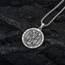 Shusukue Silber 925 Erzengel Heilige Gabriel Silberkette mit Anhänger Saint Gabriel Schutz Schmuck