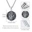 XIXLES Saint Uriel Halskette 925 Sterling Silber Erzengel St Uriel Anhänger Halskette Saint Uriel Medaille Schutz Amulett Halskette Christentum Schmuck Geschenke für Damen Herren