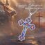 EUDORA Harmony Ball Sterling Silber S925 Kreuz Kette für Damen Herren, Vintage Kruzifix Halskette Jesus Kreuz Anhänger Glaube Schmuck Christlicher Geschenk für Herren Frauen Mutter Vater, 22"+2"