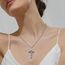 AEONSLOVE Kreuz Kette Silber 925 Kreuzkette Silber Herren Damen Jesus Kruzifix Halskette Benedikt Kreuz Anhänger Heilige Benedikt Medaille Christlicher Schmuck Katholischer Geschenke