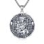 XIXLES St. Antonius Halskette 925 Sterling Silber St. Antonius Medaille Halskette Amulett Schutzschmuck Religiöse Geschenke,für Damen Herren,22"+2" Verlängerung