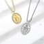 EUDORA Harmony Ball Kette Heilige Maria Wundertätige Wunderbare Medaille für Damen Herren 18K Vergoldetes Sterling Silber,Jungfrau Maria Halskette Anhänger Schmuck, Geschenk für Frauen Herren, 22"